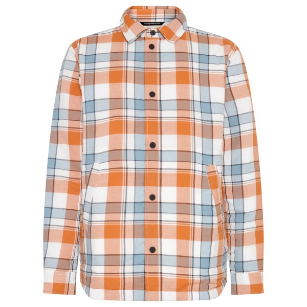 KnowledgeCotton Apparel - Checked Loose Fit Padded Overshirt - Hemd Gr XXL grau von KnowledgeCotton Apparel