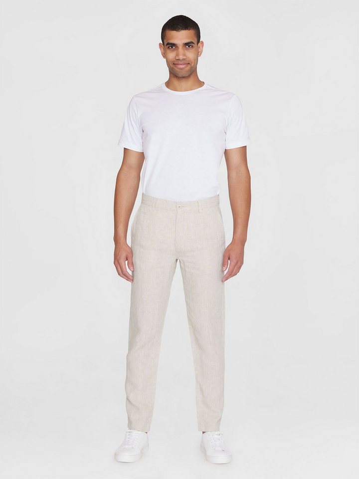 KnowledgeCotton Apparel Chinohose CHUCK Regular Chino Linen Pants von KnowledgeCotton Apparel