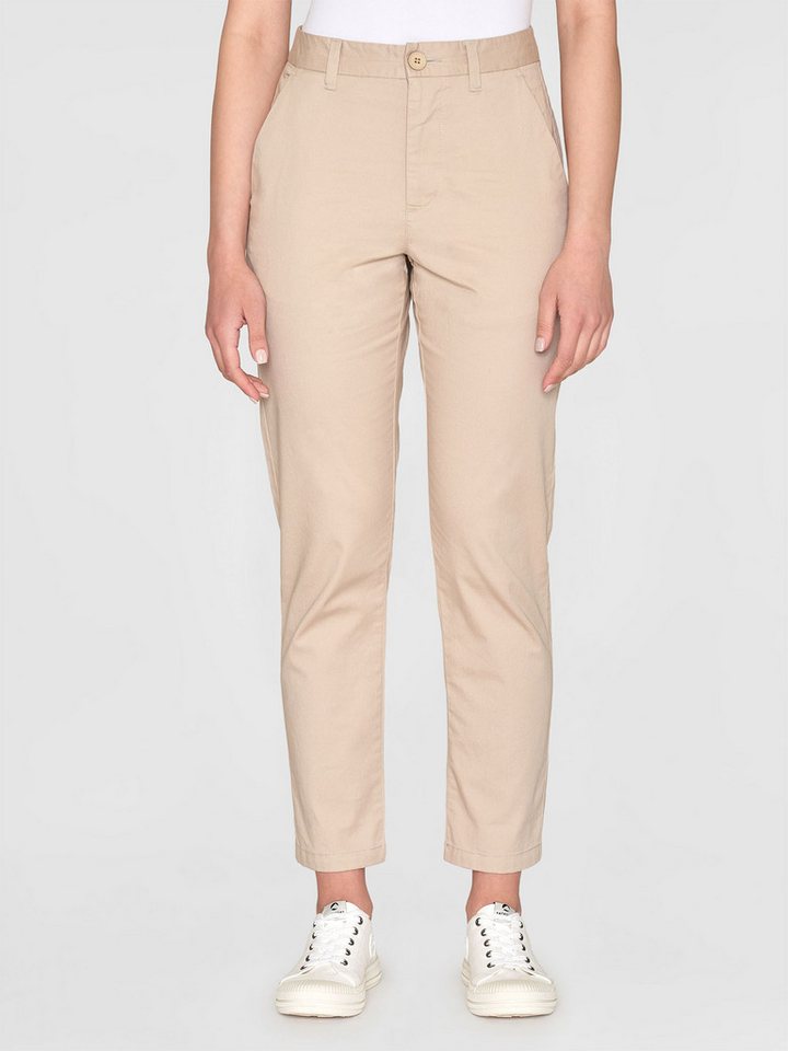 KnowledgeCotton Apparel Chinohose WILLOW Regular Cropped Poplin Chino von KnowledgeCotton Apparel