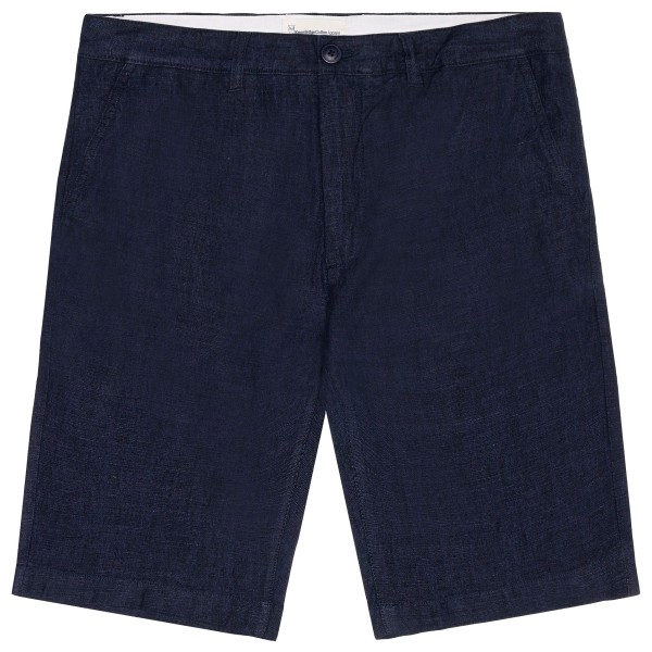 KnowledgeCotton Apparel - Chuck Regular Linen Shorts - Shorts Gr 34 blau von KnowledgeCotton Apparel
