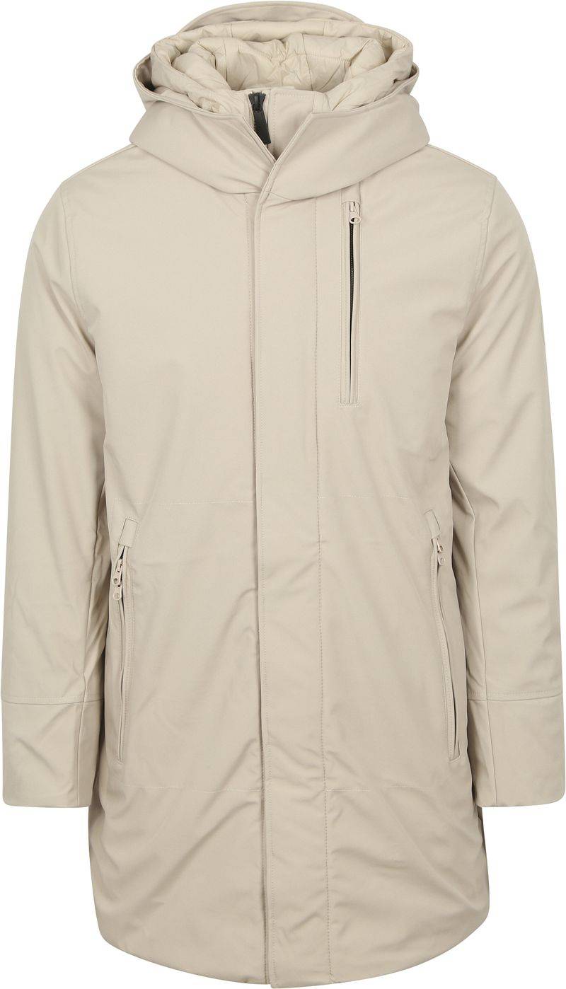 KnowledgeCotton Apparel Climate Shell Jacke Ecru - Größe L von KnowledgeCotton Apparel