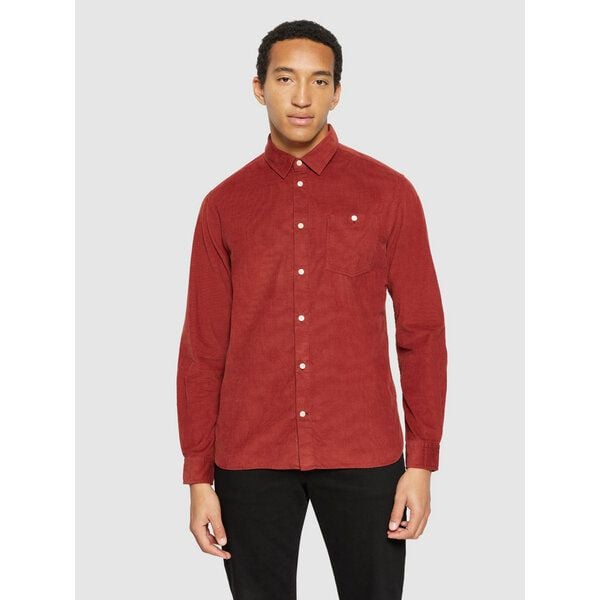 KnowledgeCotton Apparel Cord Hemd - Baby cord custom fit shirt - aus Bio-Baumwolle von KnowledgeCotton Apparel