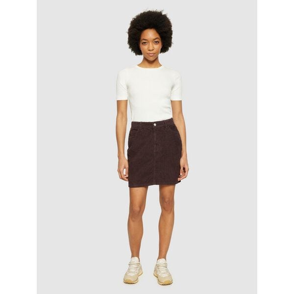 KnowledgeCotton Apparel Cord Rock Irregular Corduroy Skirt aus Bio-Baumwolle von KnowledgeCotton Apparel