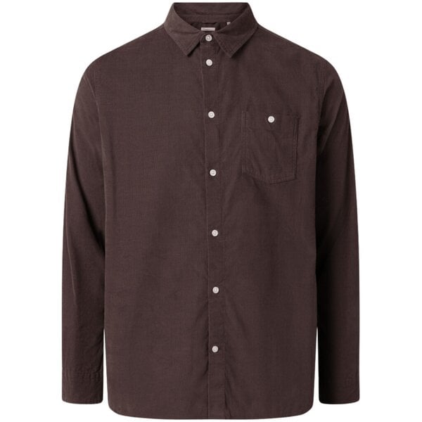 KnowledgeCotton Apparel Cordhemd - Regular fit corduroy shirt - aus Bio-Baumwolle von KnowledgeCotton Apparel