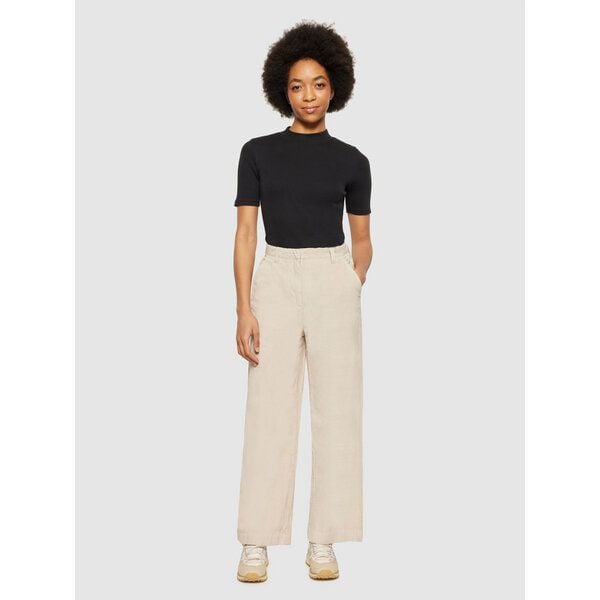 KnowledgeCotton Apparel Cordhose POSEY Wide High-Rise aus Bio-Baumwolle von KnowledgeCotton Apparel
