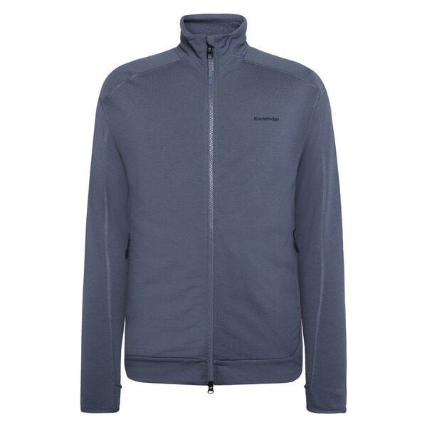 KnowledgeCotton Apparel Fleece-Jacke mit Reißverschluss DYNAMIC aus Merinowolle - Herren von KnowledgeCotton Apparel