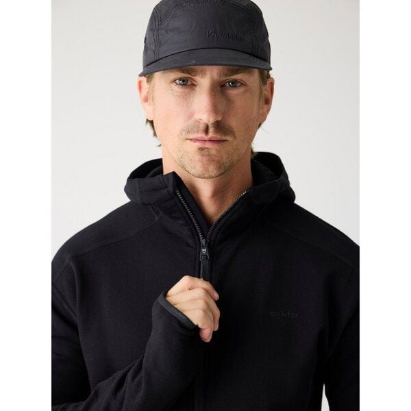 KnowledgeCotton Apparel Fleece-Jacke mit Reißverschluss DYNAMIC aus Merinowolle - Herren von KnowledgeCotton Apparel