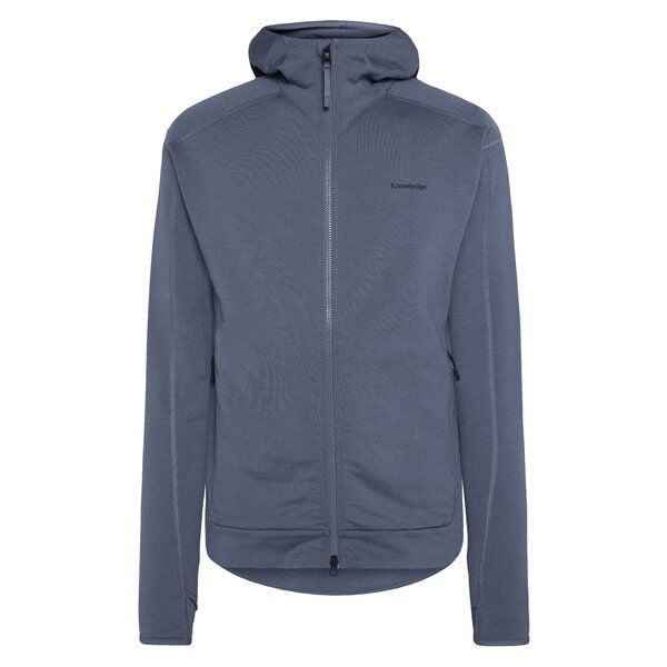 KnowledgeCotton Apparel Fleece-Pullover mit Kapuze DYNAMIC aus Merinowolle - Herren von KnowledgeCotton Apparel