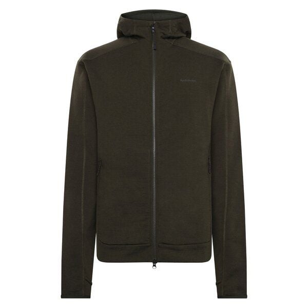 KnowledgeCotton Apparel Fleece-Pullover mit Kapuze DYNAMIC aus Merinowolle - Herren von KnowledgeCotton Apparel