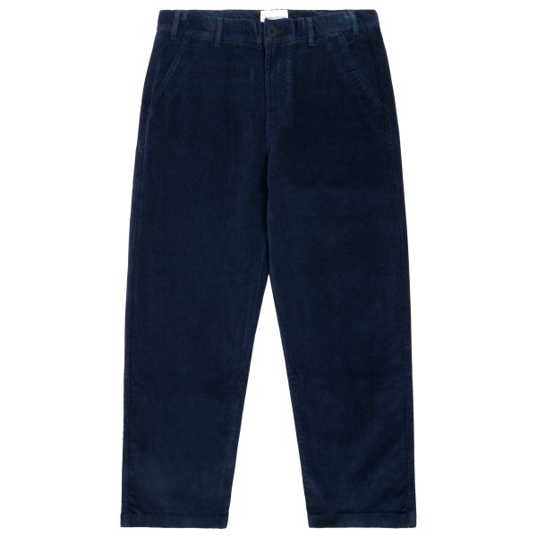 KnowledgeCotton Apparel - Flint Wide 14 Wales Corduroy Chino - Freizeithose Gr 31 - Length: 34'' blau von KnowledgeCotton Apparel