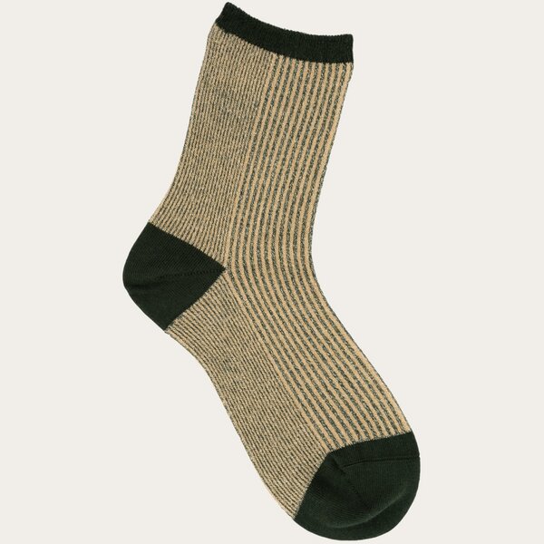 KnowledgeCotton Apparel Glitzer-Socken COLORBLOCK mit Bio-Baumwolle und recyceltem Material von KnowledgeCotton Apparel