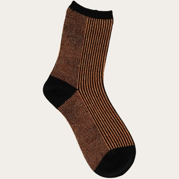 KnowledgeCotton Apparel Glitzer-Socken COLORBLOCK mit Bio-Baumwolle und recyceltem Material von KnowledgeCotton Apparel