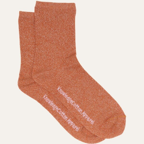 KnowledgeCotton Apparel Glitzer-Socken HONEY mit Bio-Baumwolle und recyceltem Material von KnowledgeCotton Apparel