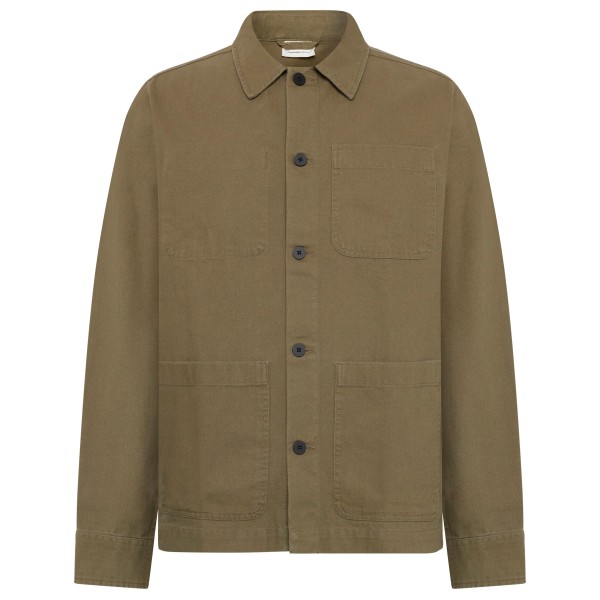 KnowledgeCotton Apparel - Heavy Canvas Overshirt - Hemd Gr 3XL braun/oliv von KnowledgeCotton Apparel