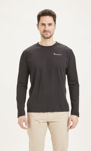 KnowledgeCotton Apparel Herren Longsleeve LOCUST Transfer - GOTS/VEGAN von KnowledgeCotton Apparel