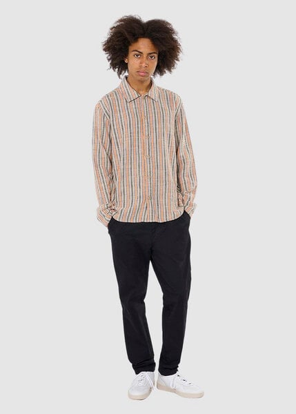 KnowledgeCotton Apparel Herren Loose Woven Striped Overshirt von KnowledgeCotton Apparel