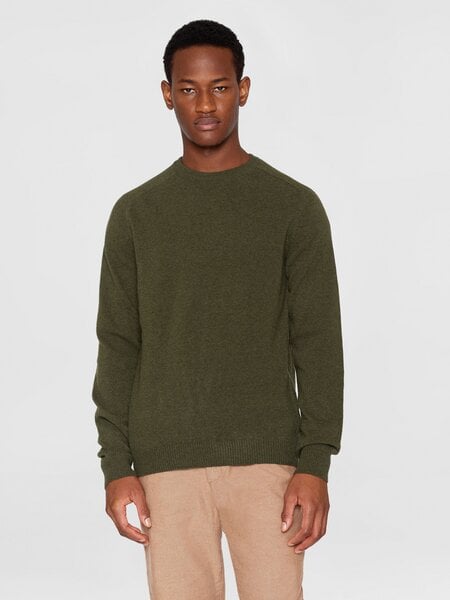 KnowledgeCotton Apparel Herren Pullover BASIC O-NECK KNIT - 100% Wolle von KnowledgeCotton Apparel