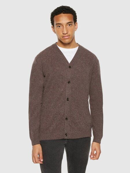 KnowledgeCotton Apparel Herren Strick-Jacke Cardigan reine Bio-Wolle von KnowledgeCotton Apparel