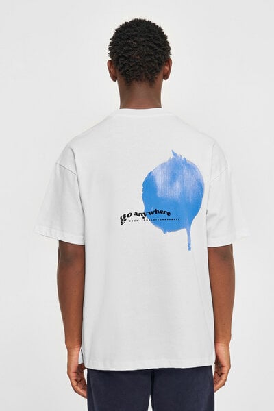 KnowledgeCotton Apparel Herren T-Shirt back printed reine Bio-Baumwolle von KnowledgeCotton Apparel