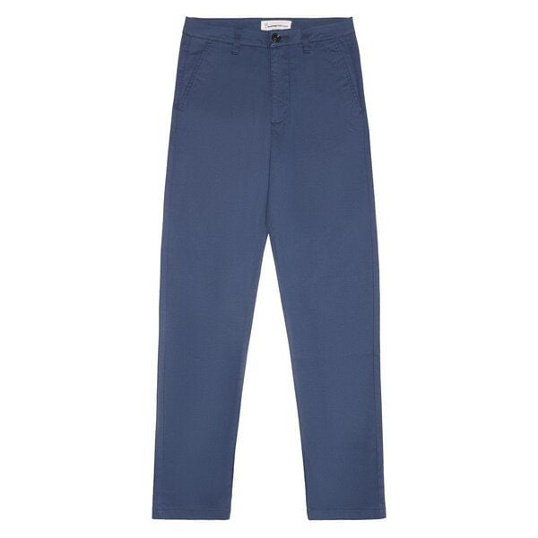 KnowledgeCotton Apparel IRIS Mom-Fit Mid-Rise Canvas Pique Chino - GOTS/Vegan von KnowledgeCotton Apparel