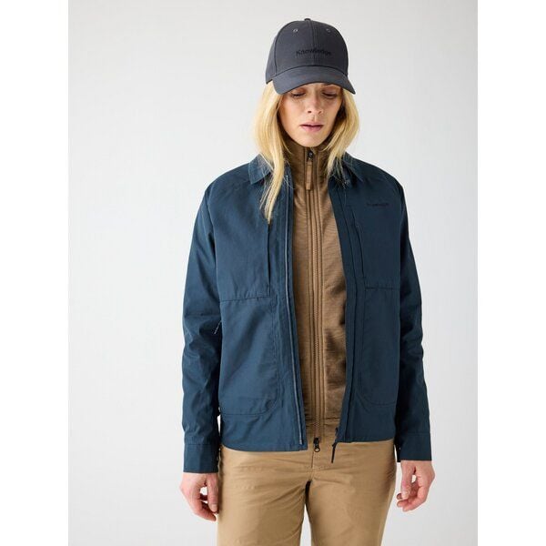 KnowledgeCotton Apparel Jacke VENT CANVAS 200 aus Bio-Baumwolle - Damen von KnowledgeCotton Apparel