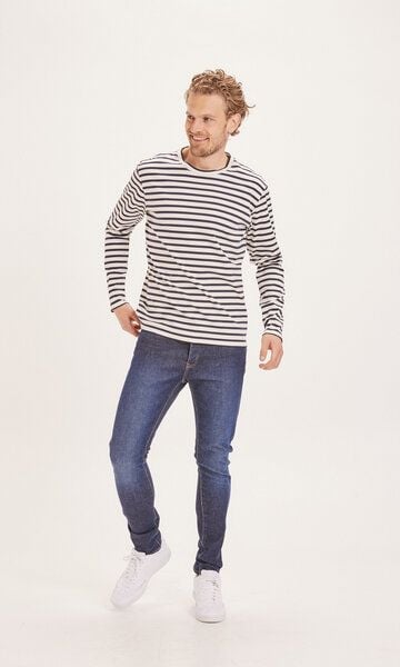 KnowledgeCotton Apparel Jeans Slim Fit - ASH - aus Bio-Baumwolle von KnowledgeCotton Apparel