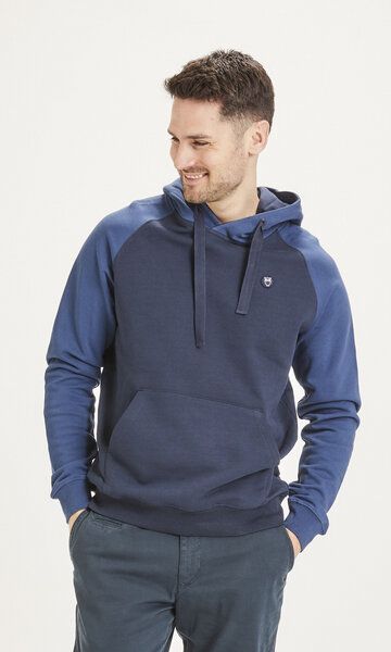 KnowledgeCotton Apparel Kapuzenpullover - Elm Block Hood Sweat - aus Bio-Baumwolle von KnowledgeCotton Apparel