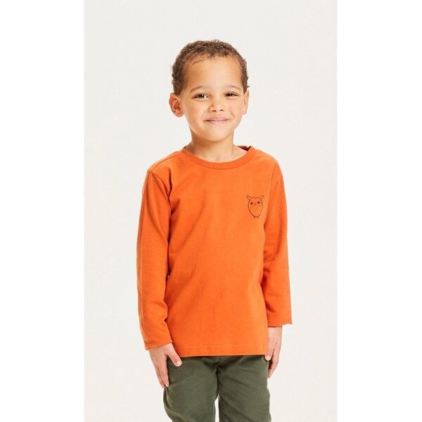 KnowledgeCotton Apparel Kinder Langarm-Shirt Flax Owl reine Bio-Baumwolle von KnowledgeCotton Apparel