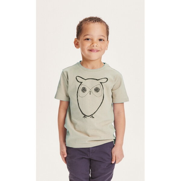 KnowledgeCotton Apparel Kinder T-Shirt Flax Owl reine Bio-Baumwolle von KnowledgeCotton Apparel