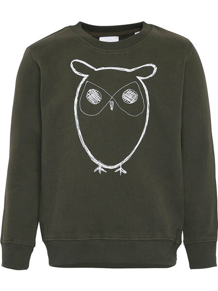 KnowledgeCotton Apparel KnowledgeCotton Kinder Sweatshirt Owl reine Bio-Baumwolle von KnowledgeCotton Apparel