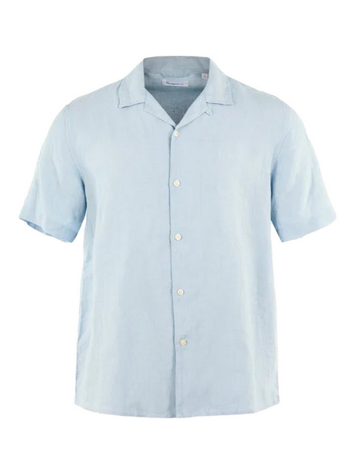 KnowledgeCotton Apparel Kurzarmhemd WAVE SS linen box fit shirt von KnowledgeCotton Apparel