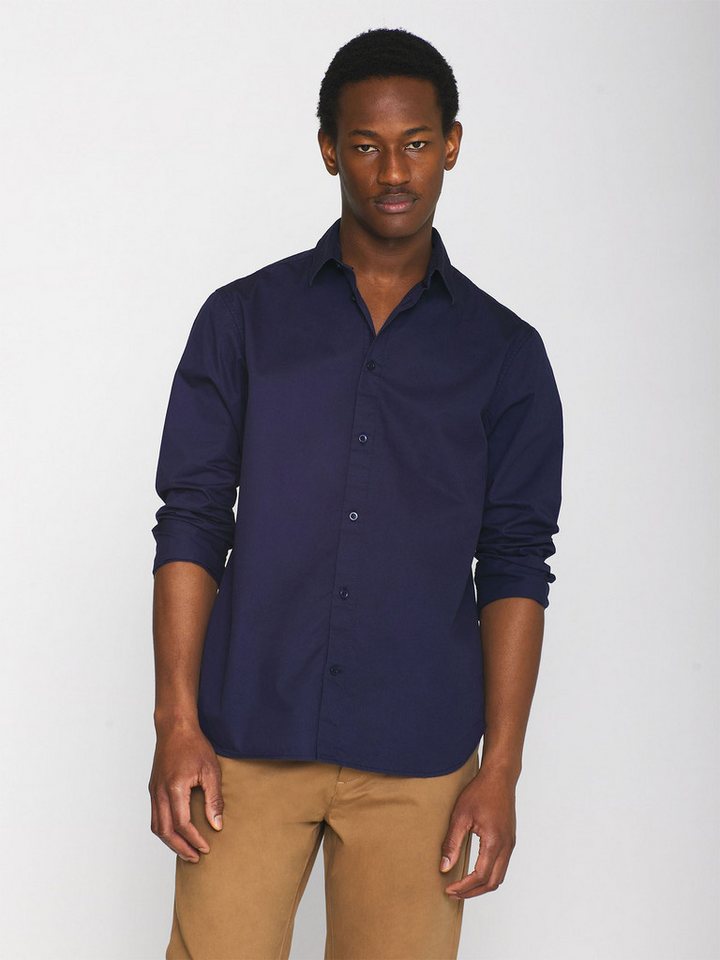 KnowledgeCotton Apparel Langarmhemd ALF Regular Crispy Cotton Shirt von KnowledgeCotton Apparel