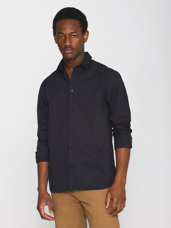 KnowledgeCotton Apparel Langarmhemd ALF Regular Crispy Cotton Shirt von KnowledgeCotton Apparel