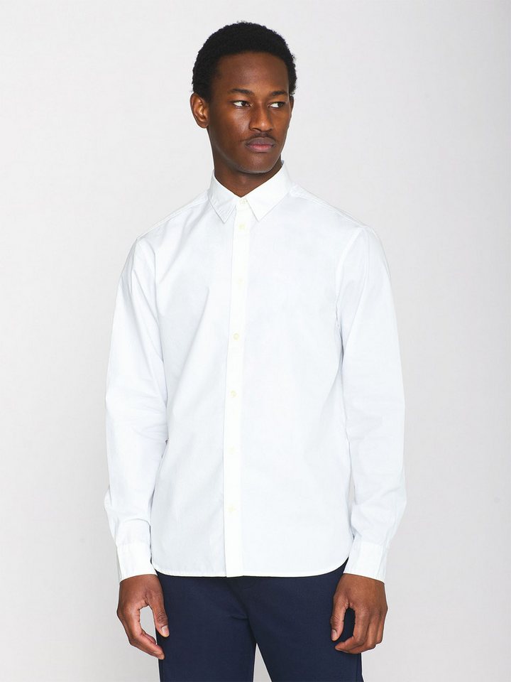KnowledgeCotton Apparel Langarmhemd ALF Regular Crispy Cotton Shirt von KnowledgeCotton Apparel