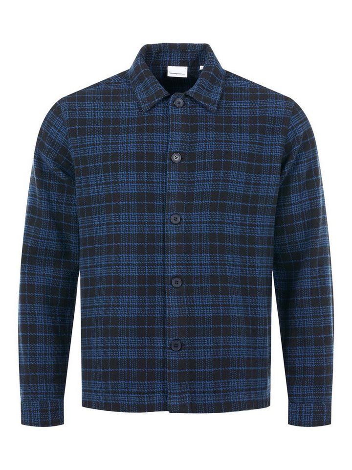 KnowledgeCotton Apparel Langarmhemd Classic Checked Cotton Buttoned Overshirt von KnowledgeCotton Apparel