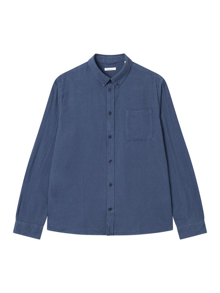 KnowledgeCotton Apparel Langarmhemd Regular Fit Melangé Flannel Shirt von KnowledgeCotton Apparel