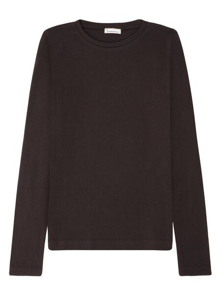 KnowledgeCotton Apparel Langarmshirt - Rib Scoop neck long sleeved - aus Bio-Baumwolle von KnowledgeCotton Apparel