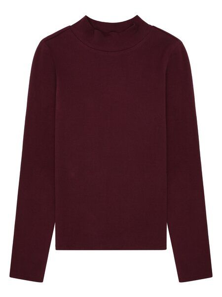 KnowledgeCotton Apparel Langarmshirt - Rib high neck long sleeved - aus Bio-Baumwolle von KnowledgeCotton Apparel