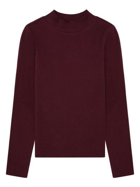 KnowledgeCotton Apparel Langarmshirt - Rib high neck long sleeved - aus Bio-Baumwolle von KnowledgeCotton Apparel