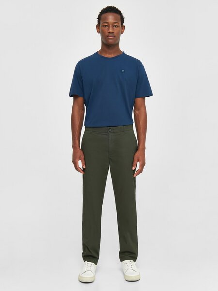 KnowledgeCotton Apparel Leichte Chino - CHUCK regular chino poplin pant - aus Bio-Baumwolle von KnowledgeCotton Apparel