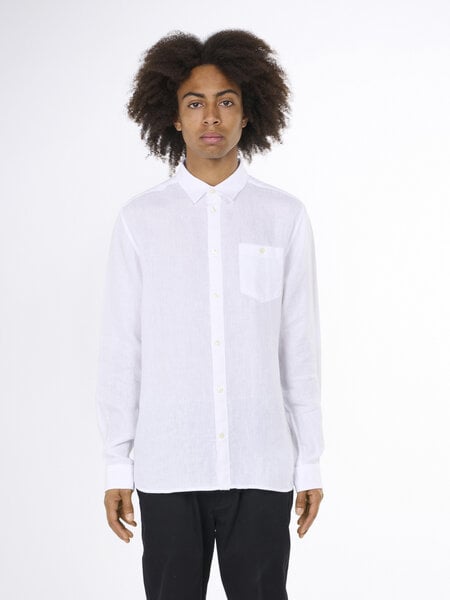 KnowledgeCotton Apparel Leinenhemd - Custom fit linen shirt von KnowledgeCotton Apparel