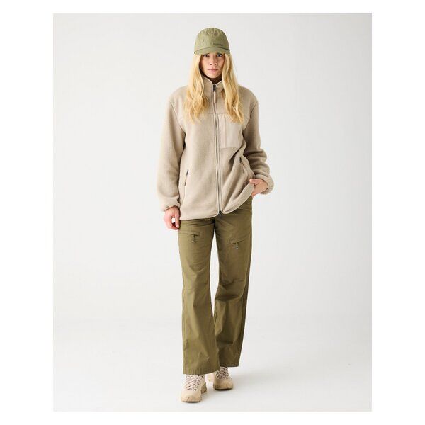 KnowledgeCotton Apparel Lockere Fleecejacke mit Reißverschluss - recycelt - GRS/Vegan von KnowledgeCotton Apparel