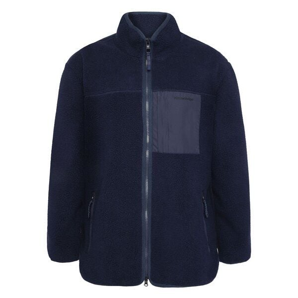 KnowledgeCotton Apparel Lockere Fleecejacke mit Reißverschluss - recycelt - GRS/Vegan von KnowledgeCotton Apparel
