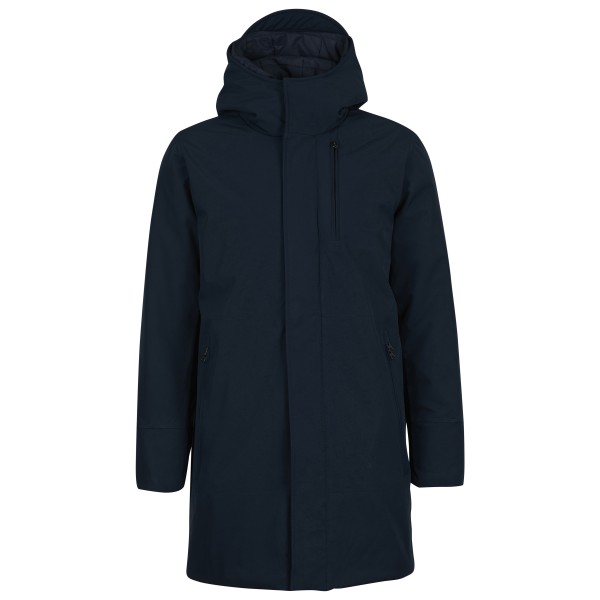 KnowledgeCotton Apparel - Long Soft Shell Jacket Climate Shell - Mantel Gr XL blau von KnowledgeCotton Apparel