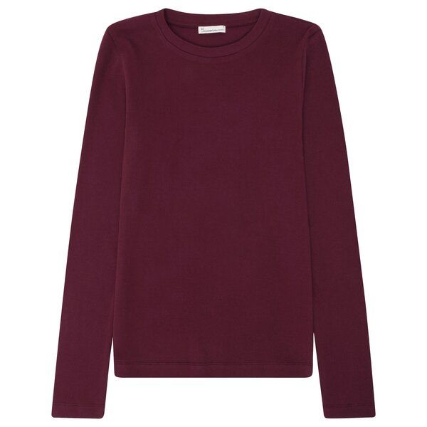 KnowledgeCotton Apparel Longsleeve Rib Scoop Neck von KnowledgeCotton Apparel