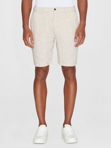 KnowledgeCotton Apparel Loose Herringbone Leinen SHORTS von KnowledgeCotton Apparel