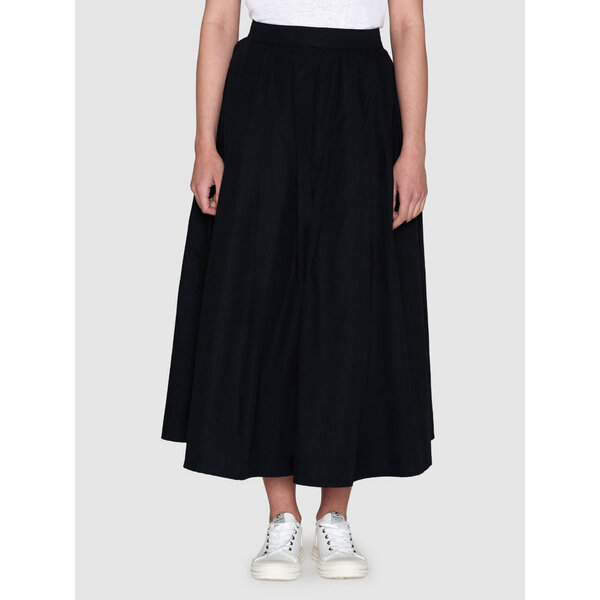 KnowledgeCotton Apparel Midirock - Poplin elastic waist skirt - aus Bio-Baumwolle von KnowledgeCotton Apparel