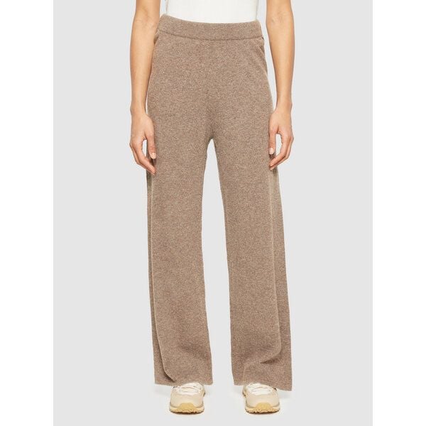 KnowledgeCotton Apparel POSEY weite Mid-Rise-Strickhose aus Bio-Wolle von KnowledgeCotton Apparel