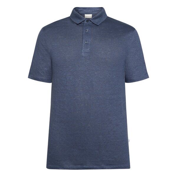 KnowledgeCotton Apparel Poloshirt Regular aus Bio-Leinen von KnowledgeCotton Apparel