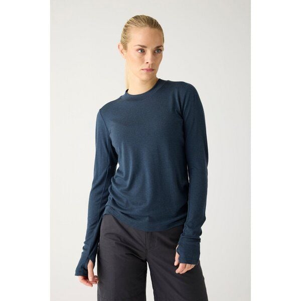 KnowledgeCotton Apparel Pullover DYNAMIC Langarmshirt aus Merinowolle - Damen von KnowledgeCotton Apparel